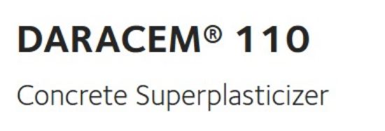 Picture of Daracem-110 High-performance superplasticizer + Curing retardant